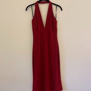 TAHARI Red Cocktail Dress